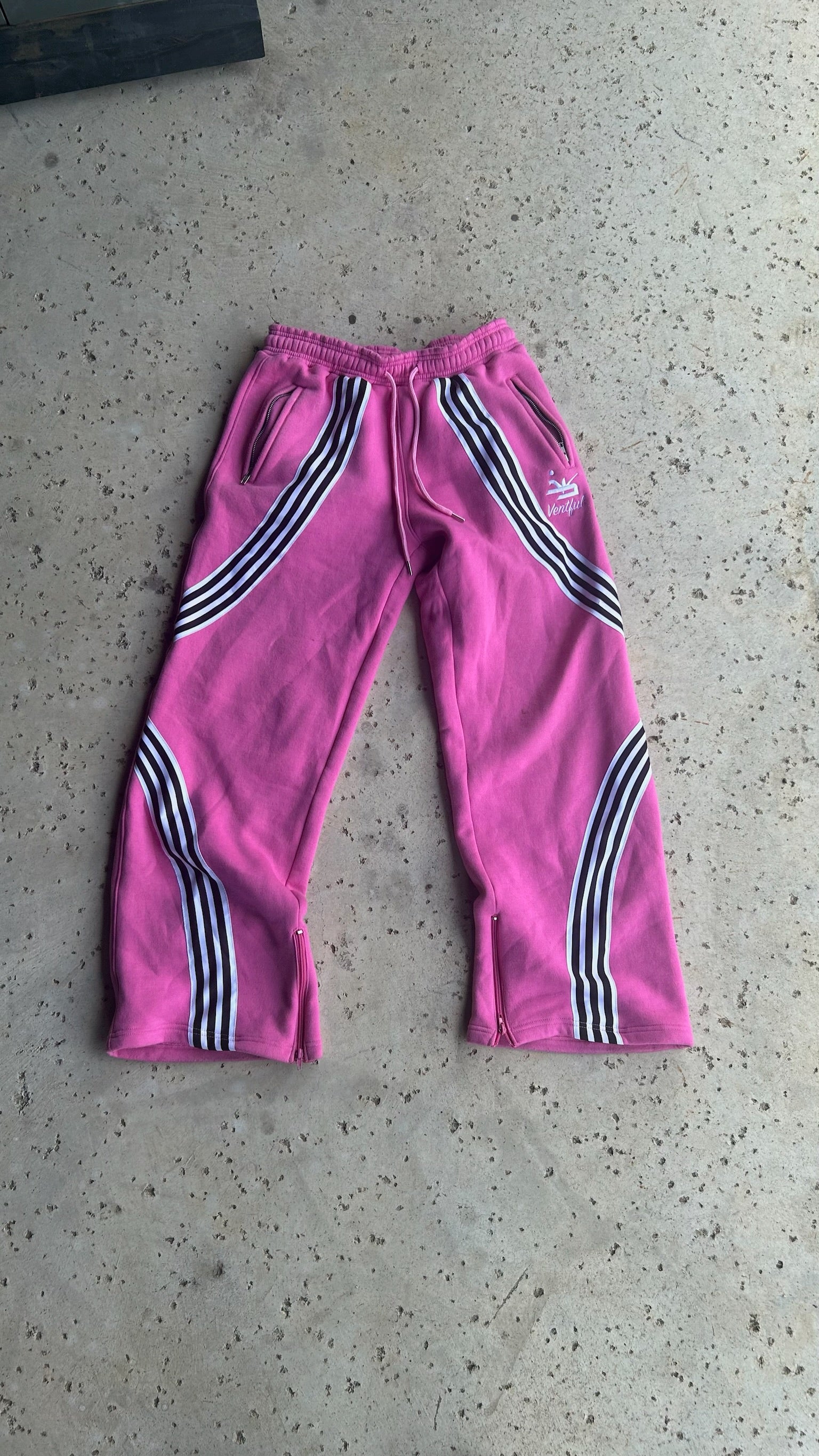 Pink&White Trackpants