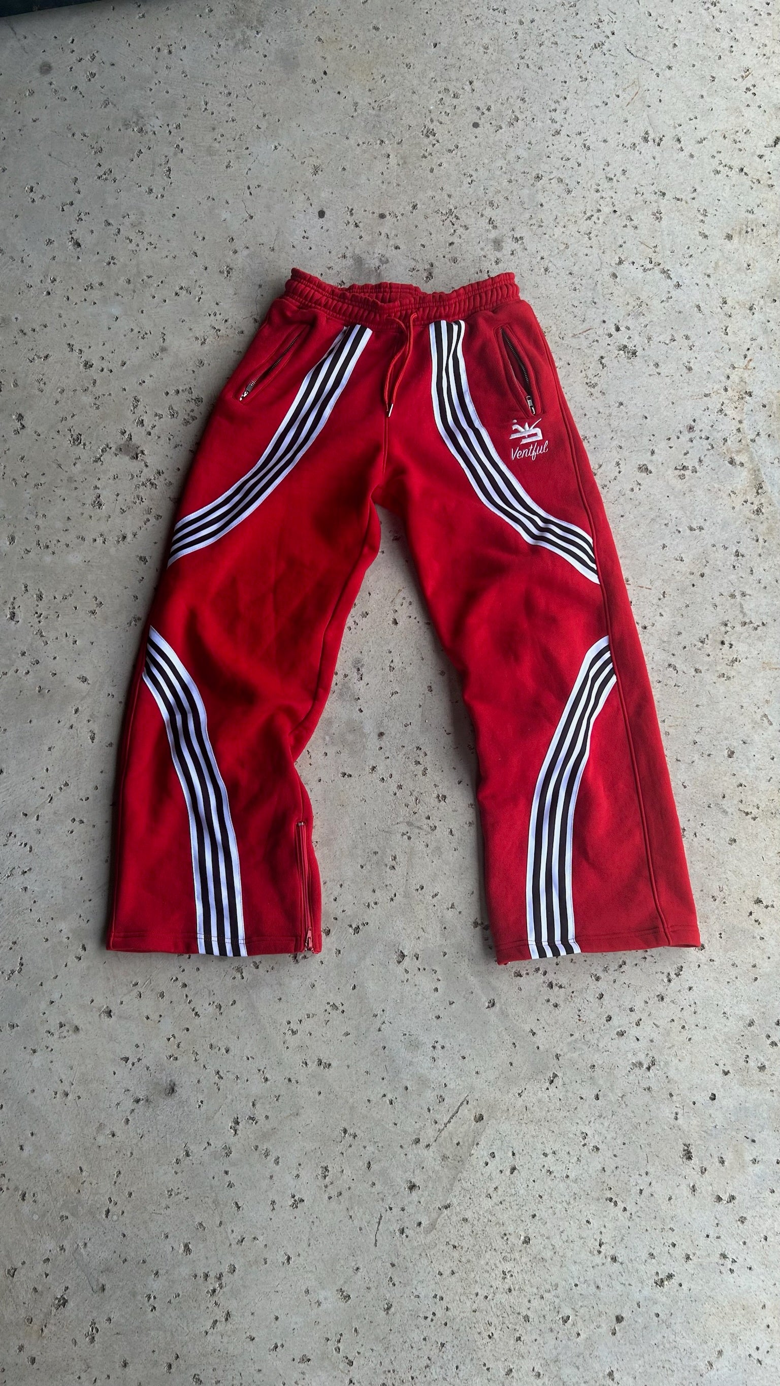 Red&White Trackpants