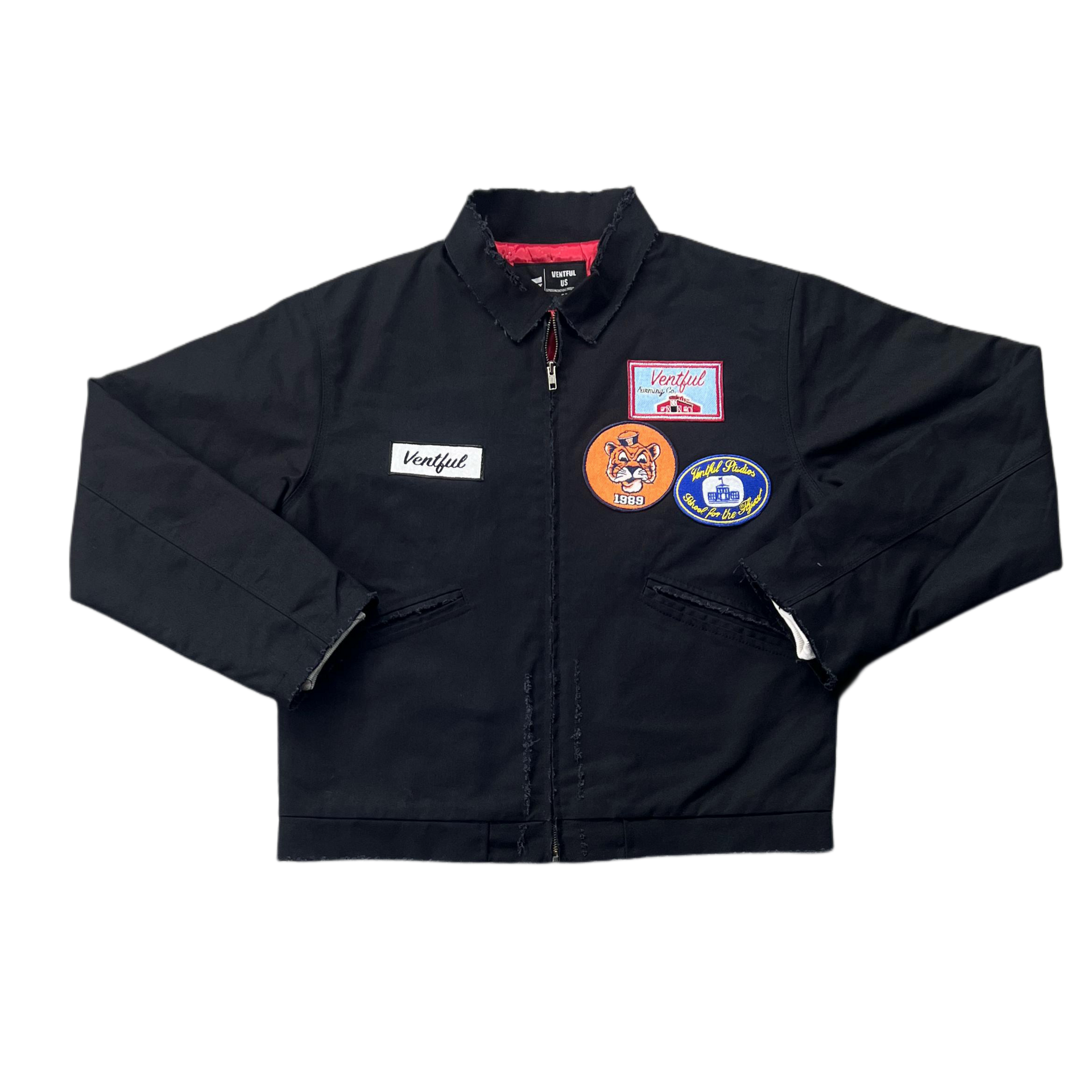 Ventful Black Work Jacket